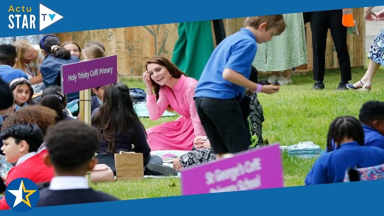 Kate Middleton : en pleine discussion avec des enfants, elle donne d'adorables détails sur son fils