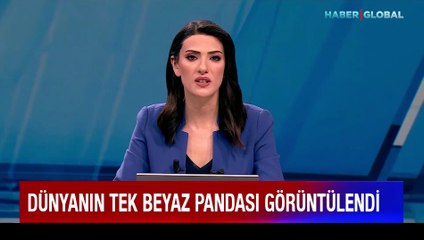 Dünyanın tek beyaz pandası ilk kez görüntülendi!