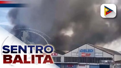 Textile warehouse sa France, nasunog