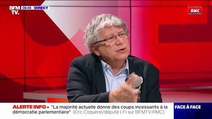 Éric Coquerel (LFI): "Emmanuel Macron banalise les idées du RN, sans arrêt"