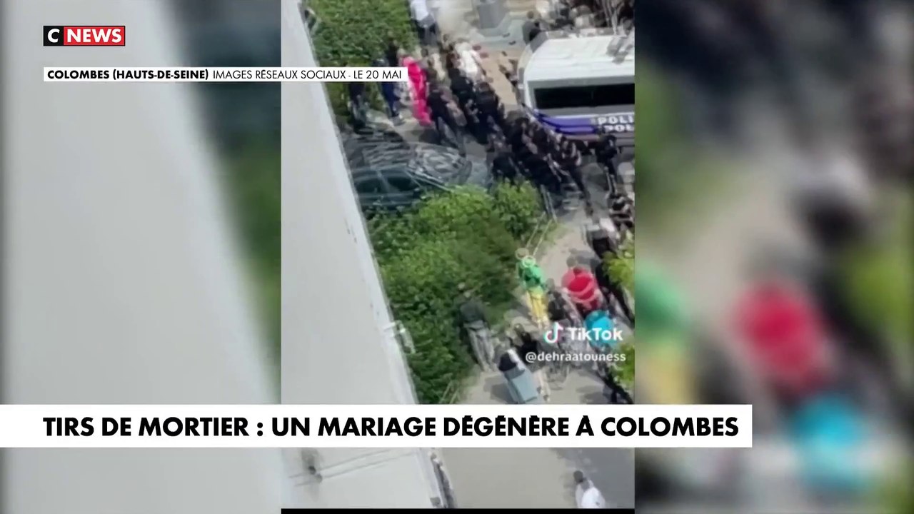 Tirs de mortiers, agressions, vols... Un mariage dégénère à Colombes