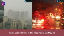 Delhi Rains: Heavy Rainfall Lashes National Capital, IMD Predicts Light To Moderate Showers; Netizens Share Photos & Videos