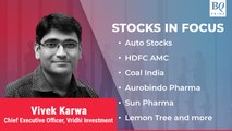 Stocks In Focus: Auto Stocks , HDFC AMC, Coal India, Aurobindo Pharma, & More | BQ Prime
