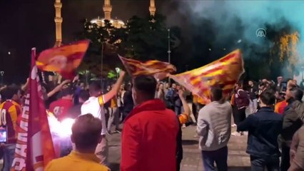 KIRIKKALE -  Galatasaraylı taraftarlar şampiyonluğu kutluyor