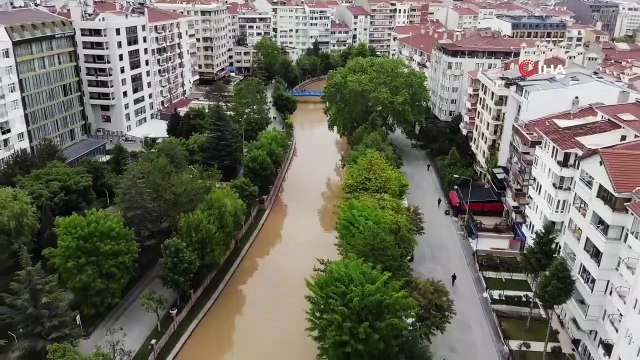 Douches peintes Porsuk Stream Brown