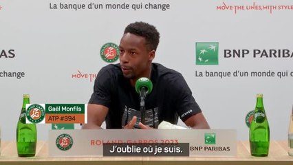 Roland-Garros - Monfils : "Un des meilleurs moments de sport que j'ai pu vivre"