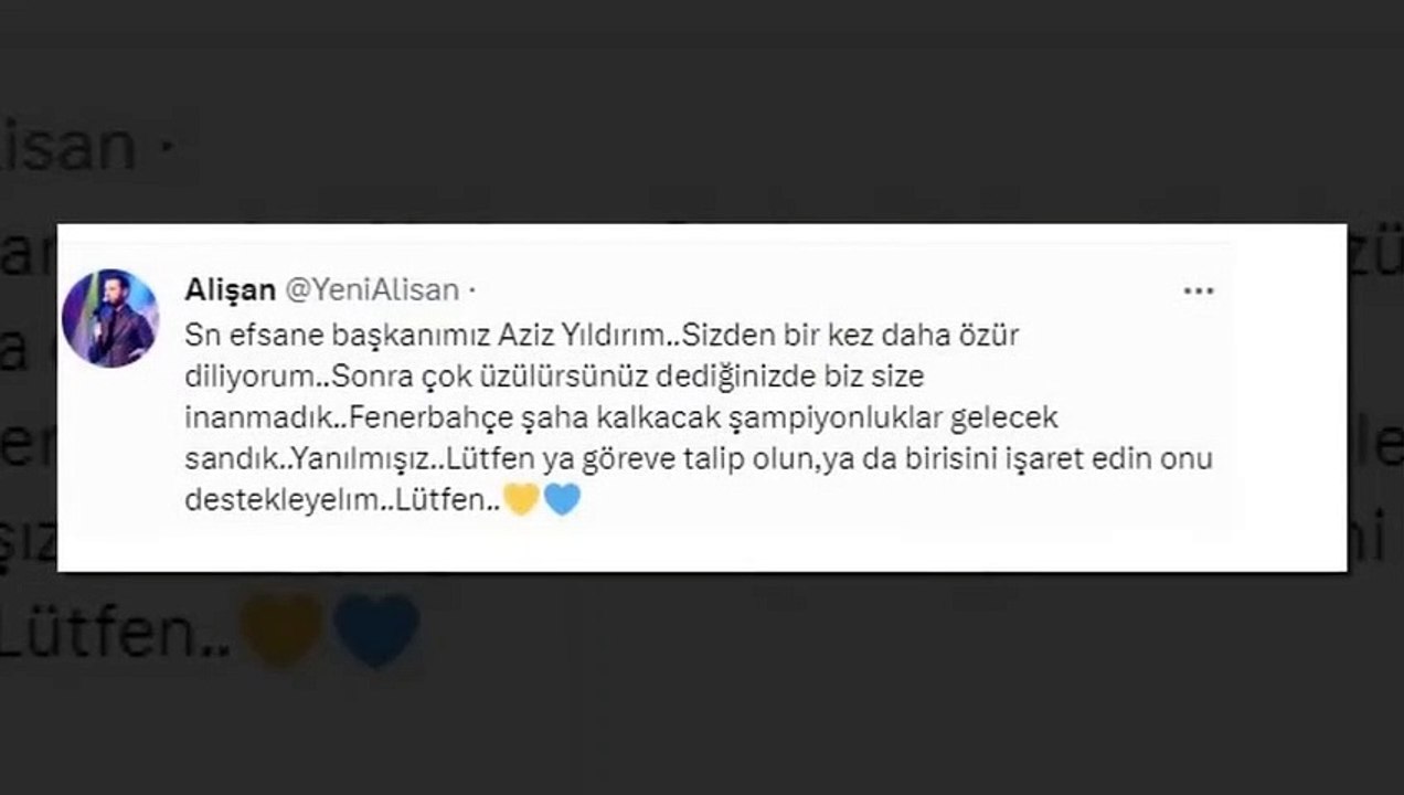 Galatasaray'ın şampiyonluğu sonrası Alişan'dan Ali Koç'a yaylım ateşi! Aziz Yıldırım'dan özür diledi