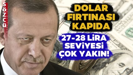 Dolarda 27 - 28 Lira Alarmı! Canlı Yayında Türkiye'yi Bekleyen Dolar Fırtınasını Açıkladı
