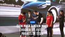 Elon Musk en Chine pour évoquer les véhicules nouvelle génération