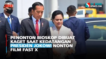 Penonton Bioskop Dibuat Kaget Saat Kedatangan Presiden Jokowi Nonton Film Fast X