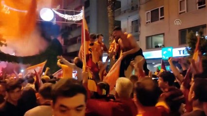AYDIN - Galatasaray'ın şampiyonluk kutlamaları