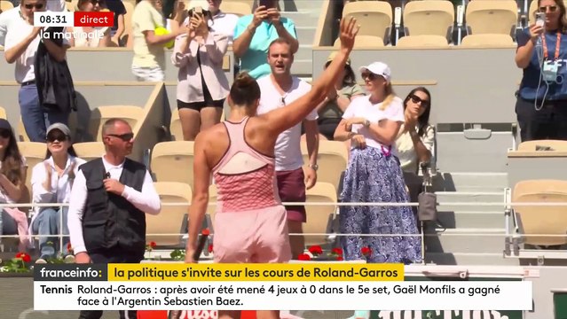 Roland-Garros: Le message de Novak Djokovic sur les tensions actuelles au Kosovo n'était pas approprié et il ne faut pas que ça recommence , déclare la ministre des Sports Amélie Oudéa-Castéra - VIDEO