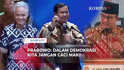 Prabowo Tak Anggap Anies dan Ganjar Lawan: Mereka Saudara Saya Sendiri!