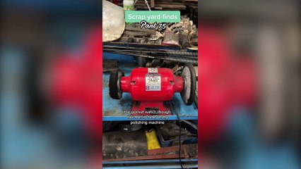 Watch as Derbyshire couple who run a scrapyard share their treasure hunt finds in the junk