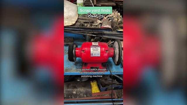 Watch as Derbyshire couple who run a scrapyard share their treasure hunt finds in the junk