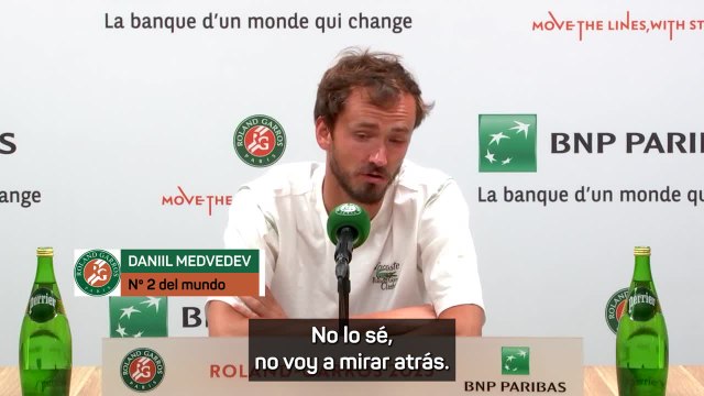 ROLAND GARROS | MEDVEDEV: NO JUGUÉ tan MAL, ÉL lo HIZO MUY BIEN | DIARIO AS