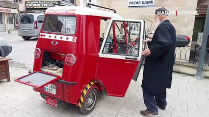 Yerli ve milli otomobile özendi, yaptırdığı mini araca "Togg" yazdırdı