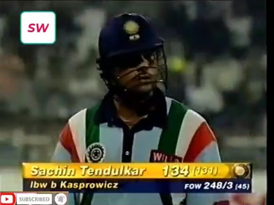 Sachin Tendulkar murderous 134 vs Australia 1998 Sharjah