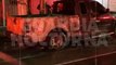 #Preliminar En un acto de vandalismo, sujetos prendieron fuego a una camioneta que se encontraba estacionada sobre el cruce de las calles Santa Esther y Santa Cecilia, en la colonia Santa Margarita de Zapopan #GuardiaNocturna