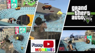 Grand Theft Auto 5 I GTA 5 Online Game play (Rocket Launcher VS Insurgent Bullet Proof Cars ) Funny And Hard