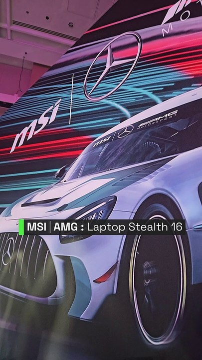 Un PC gaming MSI x Mercedes-AMG Motorsport !