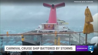 Carnival Cruise Ship Rocked by Weather - Over The Weekend