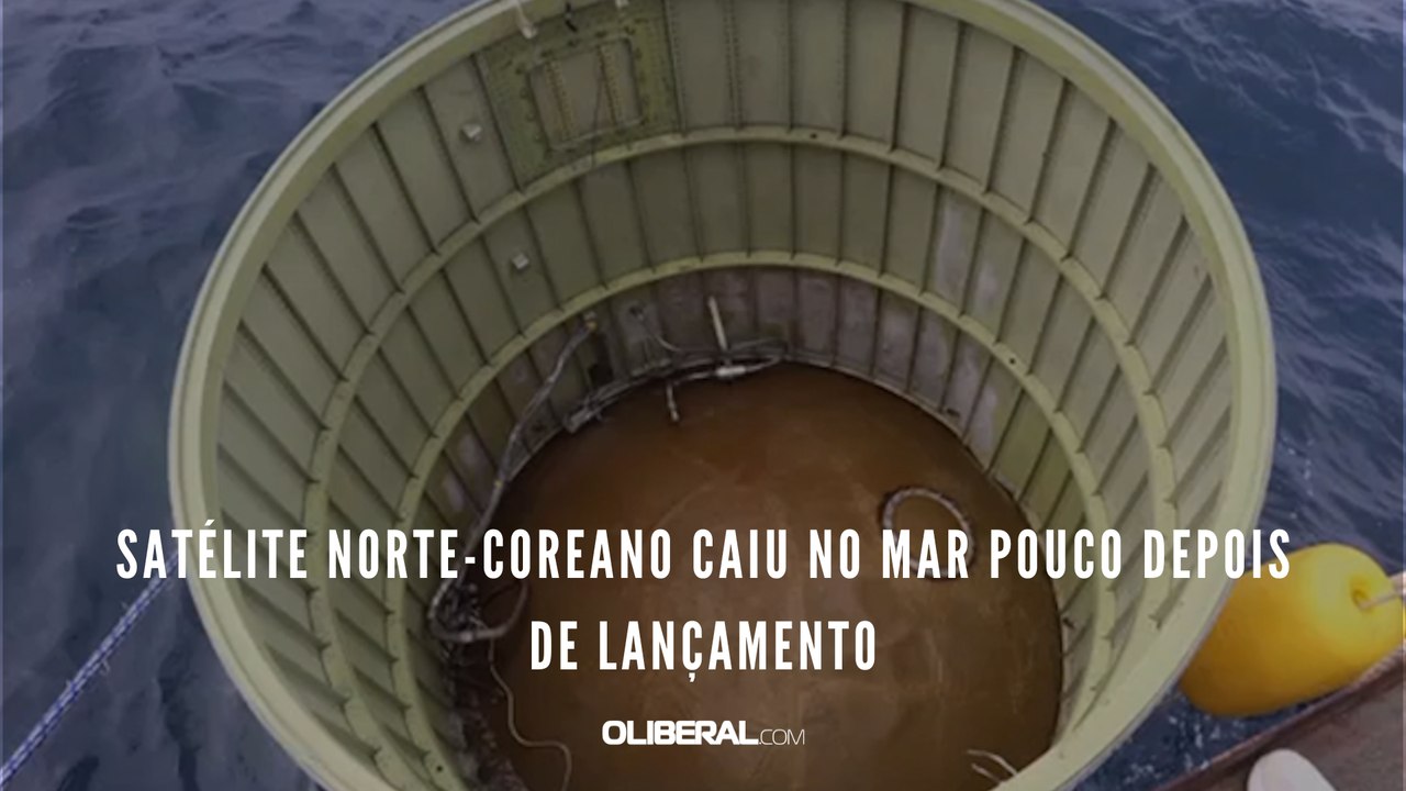 Satélite norte-coreano caiu no mar pouco depois de lançamento