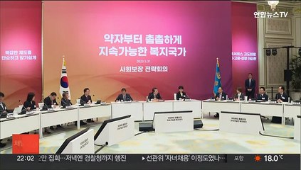 [녹취구성] 윤대통령 "현금 복지 안돼…사회보장 서비스도 경쟁 체제로"