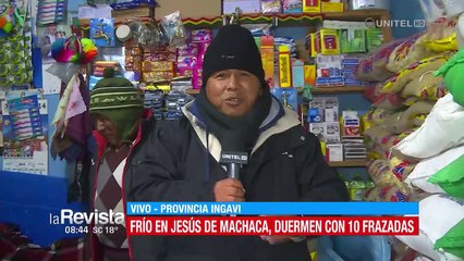 “Usamos 9 frazadas en las noches” informan en Jesús de Machaca