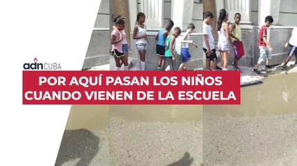 Por aquí pasan los niños cuando vienen de la escuela