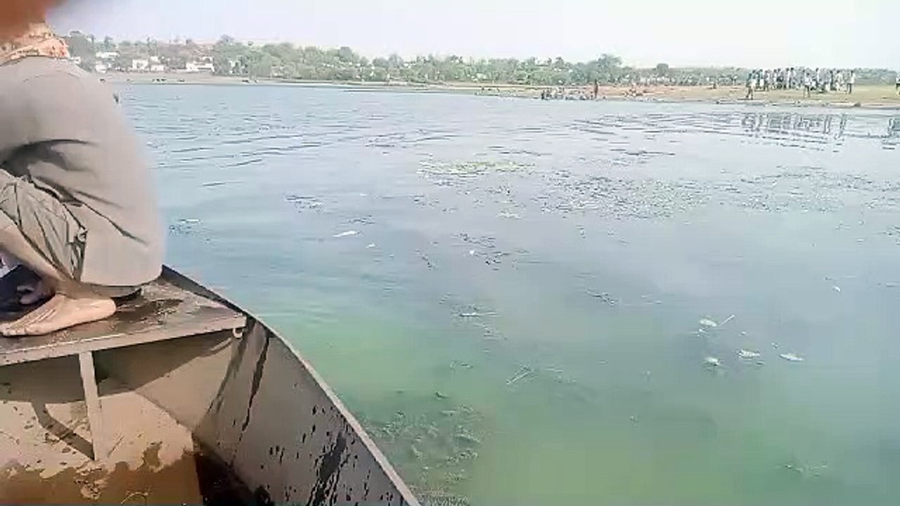 On protesting, the officials of the fisheries department arrived to investigate