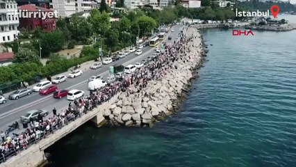 Kız Kulesi'nde ücretsiz son gün yoğunluğu! Metrelerce kuyruk oluştu