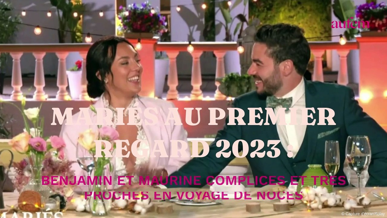 Mariés au premier regard 2023 : Benjamin et Maurine complices et très proches en voyage de noces