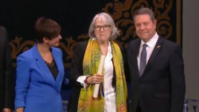 La presidenta de la Agencia EFE recoge el premio de Hija Predilecta de Castilla-La Mancha