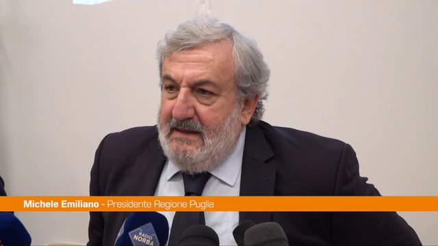 Acqua, Emiliano Puglia la Regione che investe di più e meglio