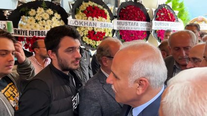 TRABZON - Eski TFF yöneticisi İbrahim Usta son yolculuğuna uğurlandı