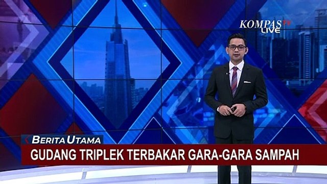 Diduga Gara-Gara Bakar Sampah, Gudang Penyimpanan Triplek di Duren Sawit Terbakar!