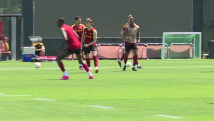 Roma training ahead of Europa League Final v Sevilla