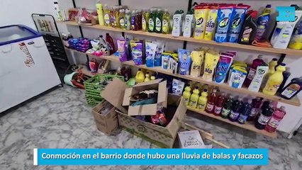 Conmoción en el barrio donde hubo una lluvia de balas y facazos