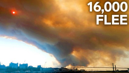 Families risk scary evacuations as wildfire rages in Nova Scotia