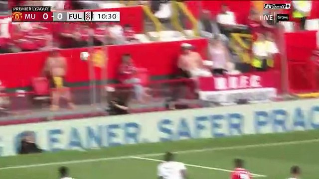 Manchester United 2-1 Fulham England Premier League Match Highlights & Goals