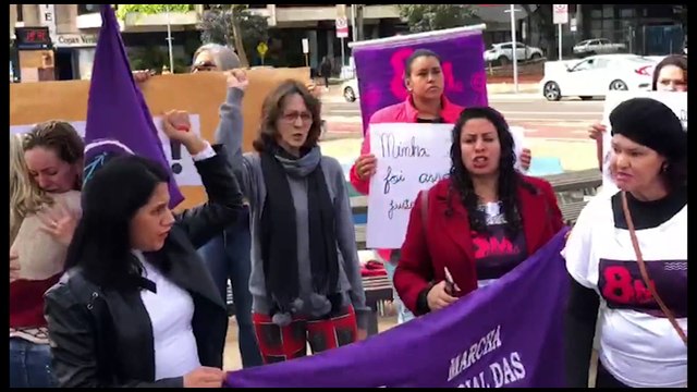 Morte de Daiane de Jesus Oliveira: Familiares e grupos de apoio às mulheres fazem manifestação no Centro de Cascavel