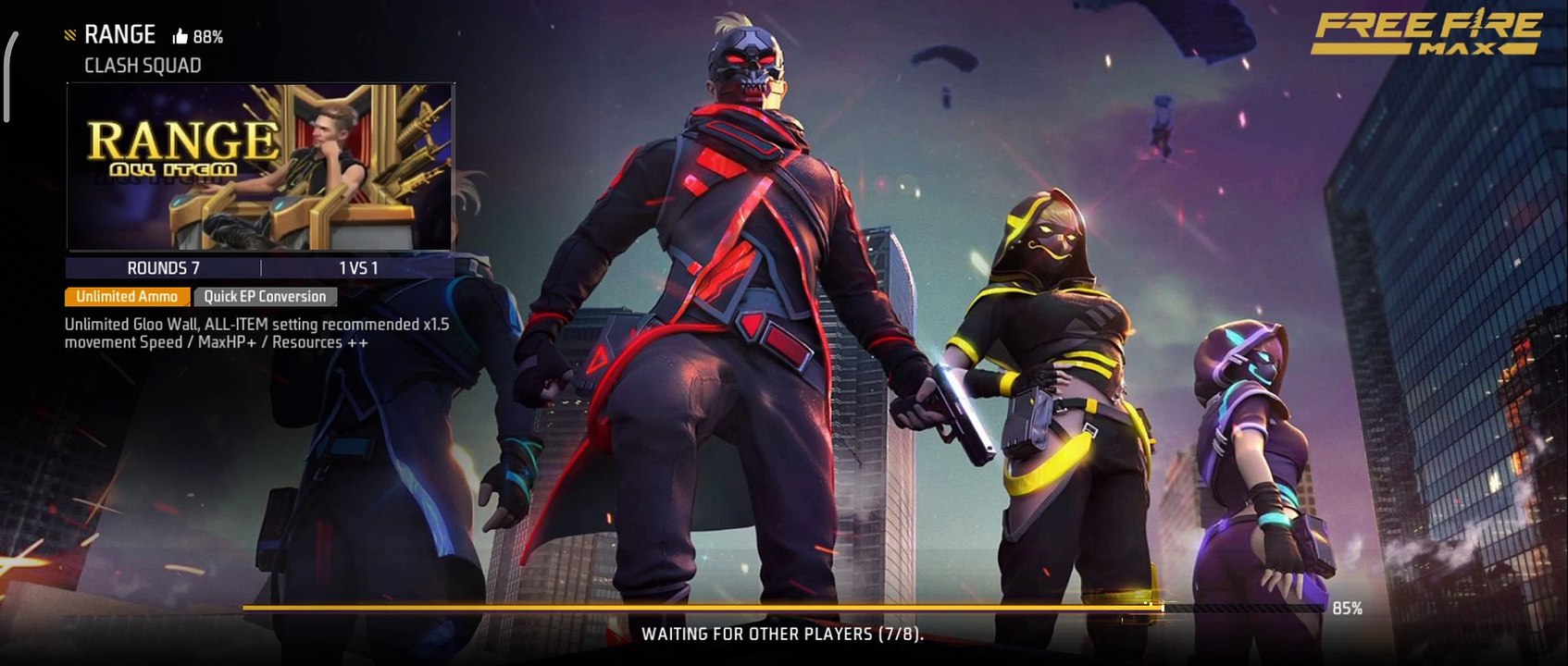Free fire critical