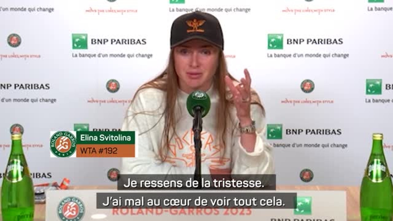 Roland-Garros - Svitolina : "Je me bats sur mon propre front"