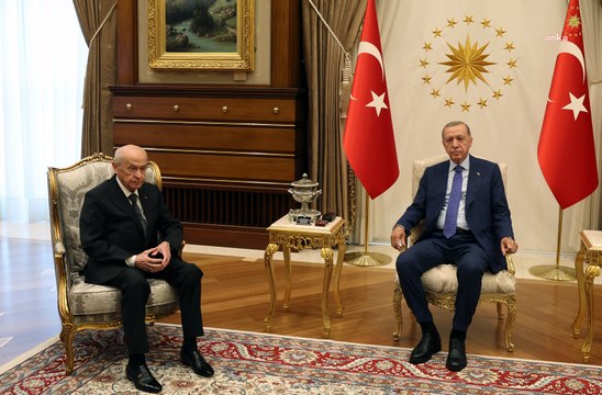 Erdoğan ile Bahçeli bir araya geldi