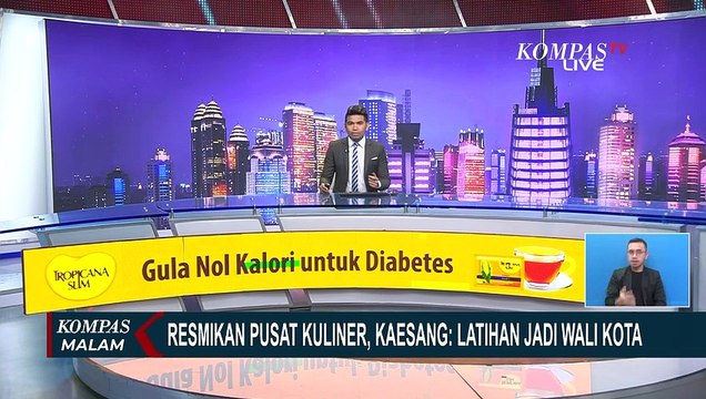 Pidato Resmikan Pusat Kuliner di Tangerang, Kaesang: Latihan Jadi Wali Kota