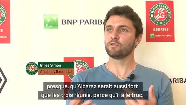 Roland-Garros - Simon sur Alcaraz : S'il joue Nadal à 25 ans, il prend 3 sets, au revoir, terminé