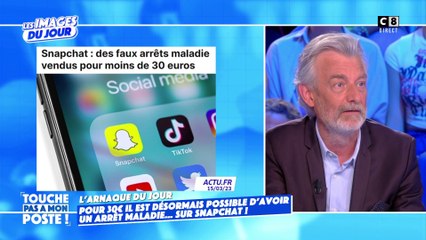 Snapchat livre pour 30€ de faux arrêts maladies !