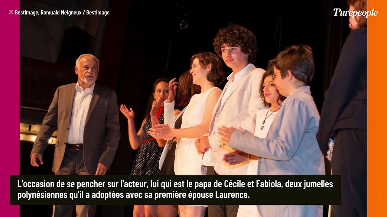 Francis Perrin : Ces rares photos de ses filles Fabiola et Cécile adoptées avec Laurence, sa première épouse