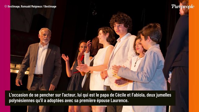 Francis Perrin : Ces rares photos de ses filles Fabiola et Cécile adoptées avec Laurence, sa première épouse